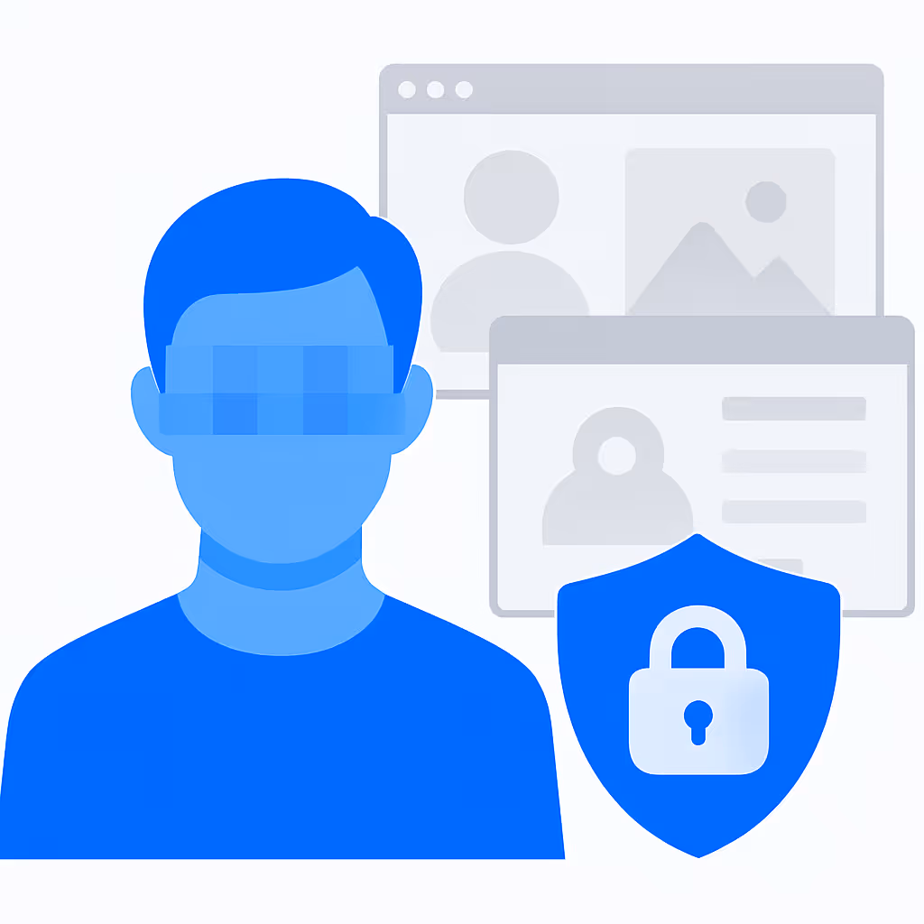 A man with a shield and a padlock in front of him.